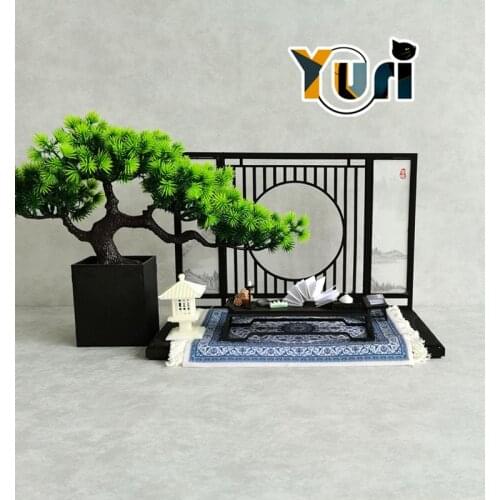 Grandmaster of Demonic Cultivation Wei Wuxian Wangji Study Scene Model DIY Fit Figure Doll Toy Material Package Cosplay Gift C