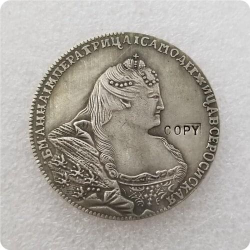 1737 RUSSIA 1 ROUBLE Copy Coin commemorative coins-replica coins medal coins collectibles