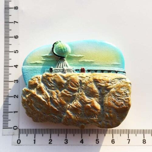 The end of the world Norway North Cape creative tourism commemorative handmade painted crafts magnet refrigerator stickers