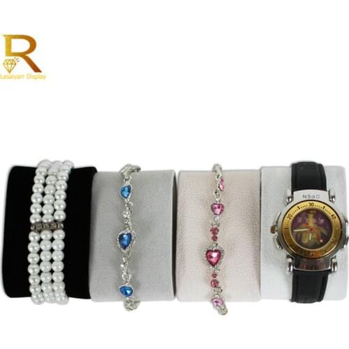 Hot Sale Black White Suede Watch Cushions Watch Pillow for Case Storage Box Wrist Watch Bracelet Display Stand Holder Organizer