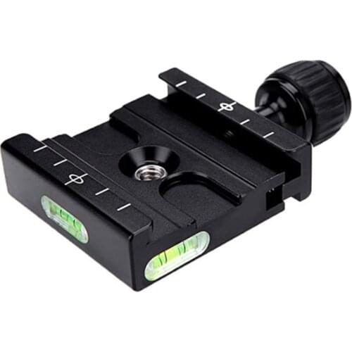 Hot Selling Aluminium Alloy 50mm Quick Release Plate QR Clamp Fits Arca-Swiss Standard for Tripod Ballhead