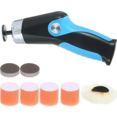 60W Mini Polishing Machine 8500 RPM Variable Speed Car Polisher Electric Polisher Automobile Scratch Remover Repair Tool