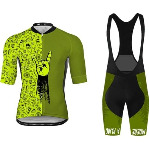 MOBEL OR DIE Summer Men Cycling Wear Professional Team Suit Road Bike Wear Bib 9D Gel Shorts Ropa De Hombre Breathablebike Suits