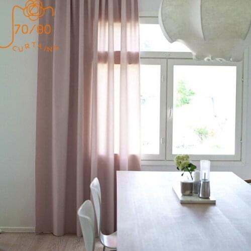 Nordic High-end Princess Style Girl Room Window Screen Curtains for Living Room Bedroom Custom Finished Bay Window French Window