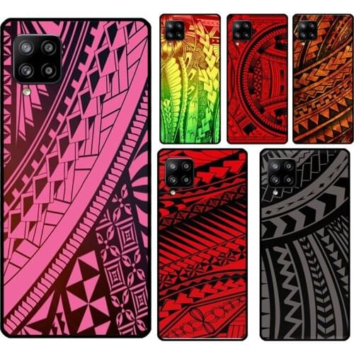 Polynesian Mix Soft Case For Samsung A52 A12 A32 A42 A72 A31 A41 A51 A71 A21S A20e A02S A10 A20S A40 A50 A70
