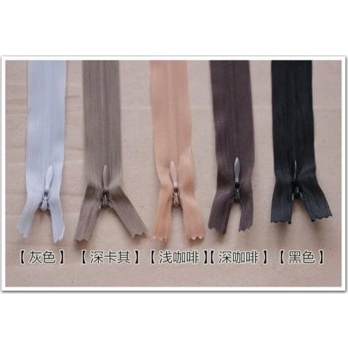 Dailylike 25cm Invisible Zipper Invisible Zipper Length Nylon Zipper Hand-made DIY Clothing Smooth and Durable Wallet Cloth
