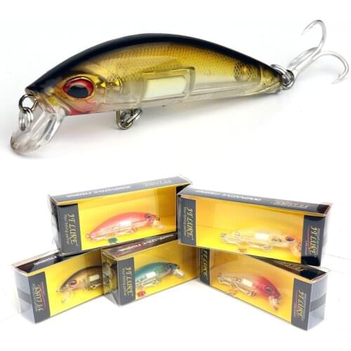 Slowly sink Minnow Fishing Lure 7cm 12g Hard Bait Wobblers Crank bait Fishing Accessories Luminous Strong Fishing bait