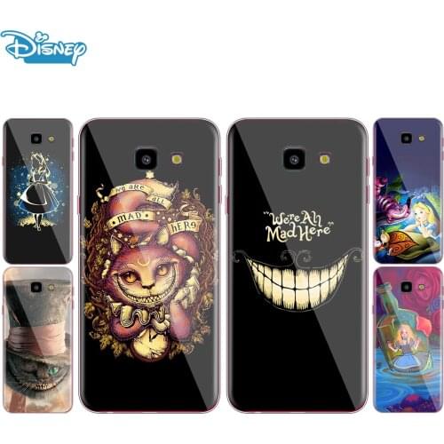 Transparent Cover Disney Alice in Wonderland For Samsung Galaxy J8 J7 J6 J5 J4 J3 J2 Duo Prime Plus Core 2018 Phone Case