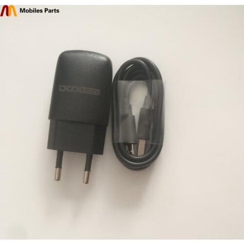 DOOGEE X5 Max Used Travel Charger + USB Cable USB Line For DOOGEE X5 Max MTK6580 5.0 Inch HD 1280*720 Free Shipping