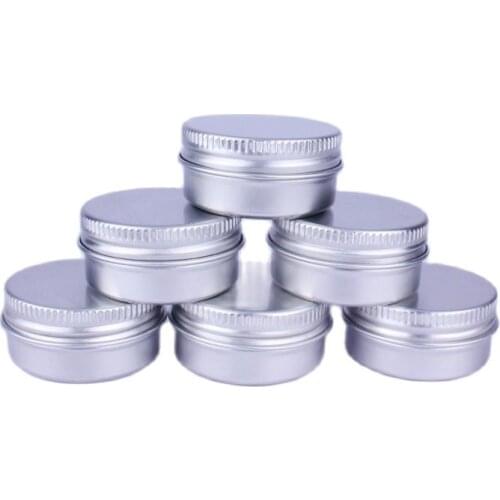 WincoPack 30ml Aluminum Jars Cosmetic lip Balm Eye shadow box Metal Tins Empty Container