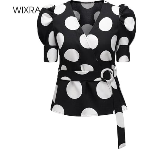 Блузки с принтом Wixra China At AliExpress