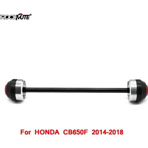 Motorcycle POM Front Wheel Protector For HONDA CB650F 2014 2015 2016 2017 2018 Axle Fork Crash Sliders Pad