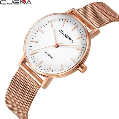 Women Watch 2021 Top Brand Luxury Rose Gold Stainless Steel Mesh Quartz Wrist Bracelet Ladies Watches Womens Clock Reloj Mujer