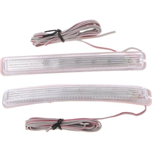 1 Pair 12V Car Auto 9 Amber LED Side Door Mirror Soft Turn Signal Light Universal