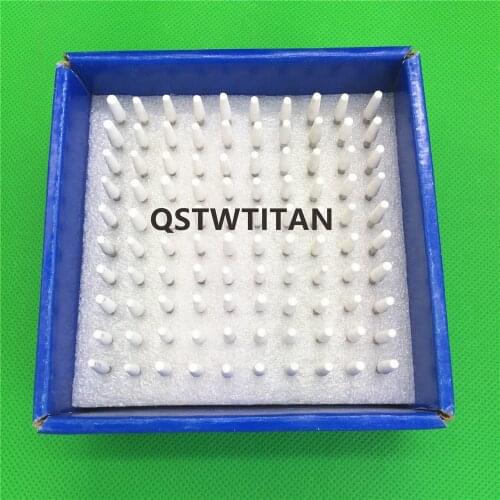 100pcs sharp Gravel Ceramic Mounted Point Burs Polisher 2.35mm Dental Lab polishing