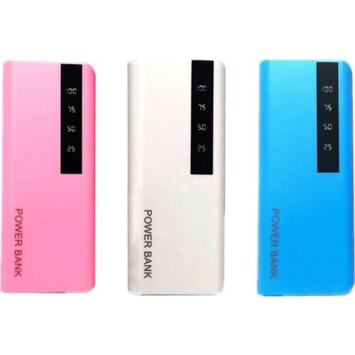 5x18650 Power Bank Battery Box Dual USB Mobile Phone Charger DIY Shell Case Charging Holder with Digital Display Screen