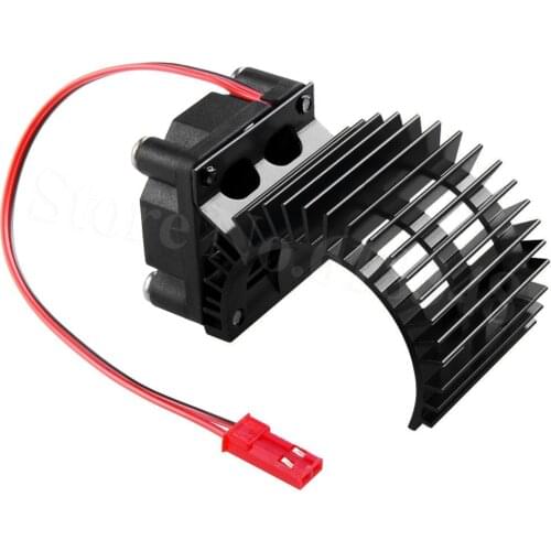 Brushless Motor Heatsink with Cooling Fan RS540 550 540 Size 4.8-6v Electric Engine Heat Sink For RC Car Truck Buggy Crawler