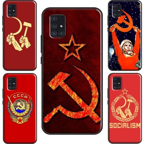 Soviet Union USSR Flag Case For Samsung A32 A12 A42 A52 A72 A21S A20e A11 A31 A51 A71 A10 A20S A30 A40 A50 A70