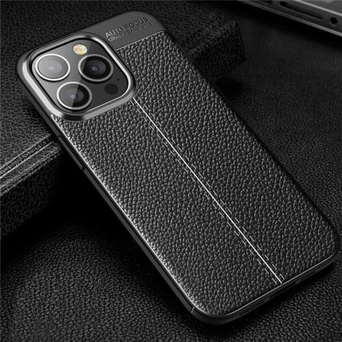 For iPhone 13 Pro Case For iPhone 13 Pro Cover Cases Shockproof Leather Soft Silicone Protective Phone Bumper For iPhone 13 Pro