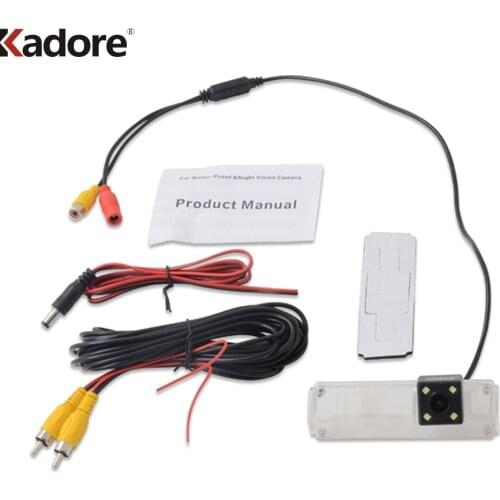 Reverse Parking Camera For Mitsubishi Pajero Sport 2008-2015 HD CCD 4 LED Color Night Vision Car Rear View Camera Accessories