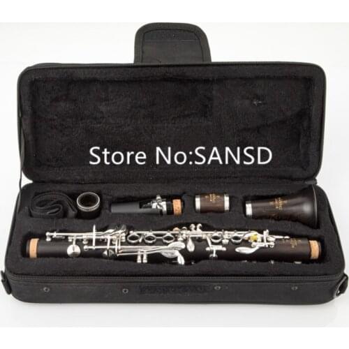 Buffet E11 Clarinet BB Tune 17 Keys Ebony Wood Nickel Plated Professional musical instrument With Case Free Shipping