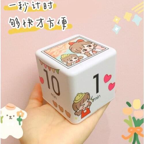 Multi-function student to do the problem girl reminder hourglass time management artifact rubiks cube timer J05