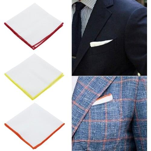2020 New Arrivals Men White Handkerchief Suit Pocket Towel Wedding Banquet Anniversary Commercial Hanky Party Accessory