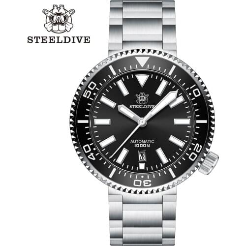 2020 New Steeldive Watch SD1976 Stainless Steel Diver Watch with Ceramic Bezel NH35 Watch