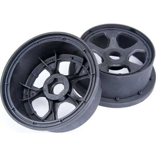 Five-spoke Wheel Racing Hub Set Fit for 1/5 Losi 5ive-t Rovan LT King Motor X2