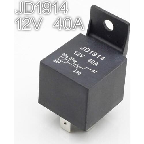5pcs Relay JD1914 Contact Current 40a Voltage 12v Five Pin Conversion Type 12V/24V Relay for Head Light Air Conditioner