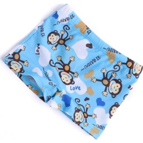 2018 Baby Kids Cartoon Print Swimwear Briefs Beach Boys Swim Diaper Shorts Girls Swimsuit Trunks Infant Bathing Suits Pants