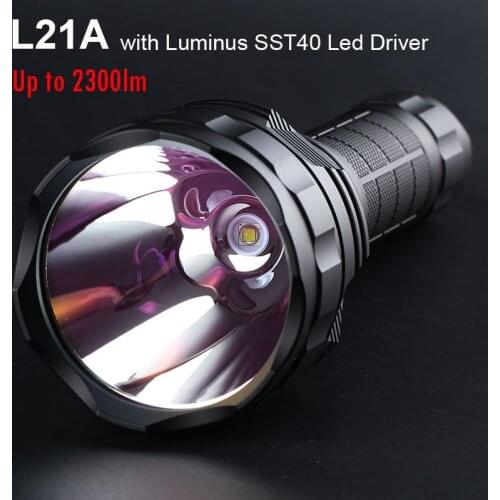 Convoy L21A with Luminus SST40 Led Linterna Most Powerful Ultra Bright Led Flashlight 21700 Work Torch Camping Hunting Lantern