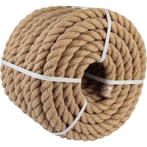 Hot Sale 1-14mm Natural Hemp Rope DIY Handmade Craft Home Decoration Cords Retro Jute Twine for Gift Packing Bags Tag Supply