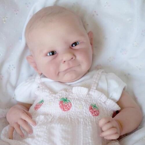 19Inch Popular Reborn Vinyl Baby Doll Kit Ava DIY Reborn Doll Fresh Color Soft Touch Drop Shipping