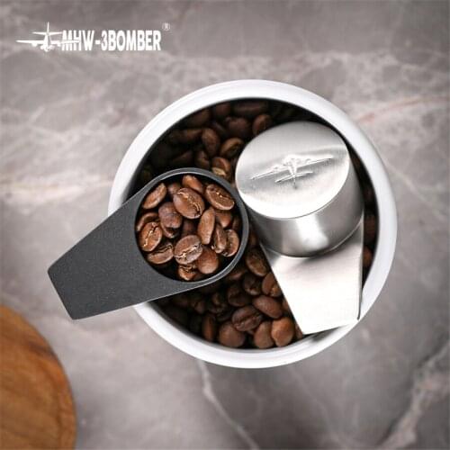 1Pcs 304 stainless steel Coffee beans Spoons Scoop For Coffee Tea Sugar Salt Flatware Short stalk Spoons Tools Kitchen Supplies