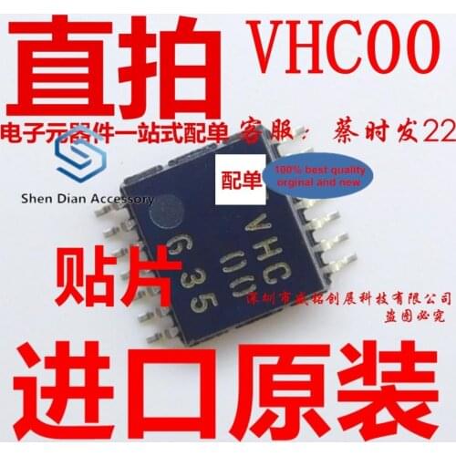 10pcs 100% orginal new in stock TC74VHC00FT patch TSSOP14 VHC00 chip