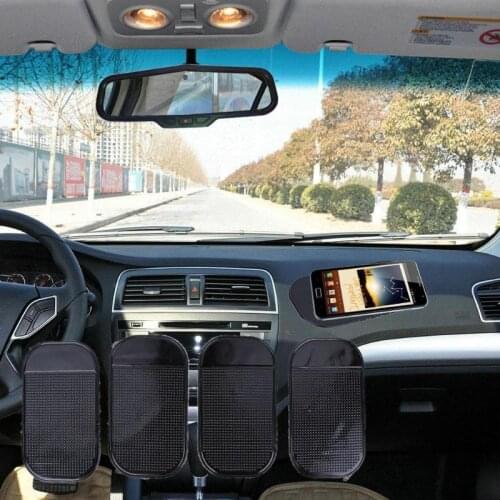 4Pcs/lot Car Dashboard Pad Anti-slip Mat for Mobile Phone Key GPS Sticky Mats in Car Mobiles Holder Auto Interior Accessories