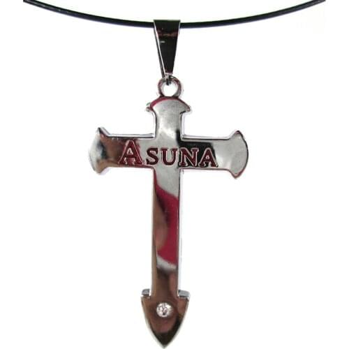 Bsarai Sword Art Online SAO ALO Kirigaya Kazuto Knight of Blood Yuuki Asuna cosplay Cross Necklace
