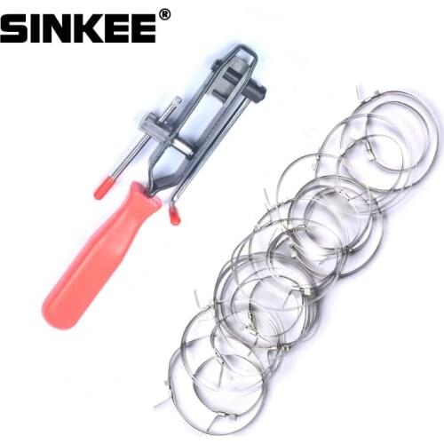 CV Joint Boot Clamp Plier Tool with 10 Pair Of Clamps Universal Fits All Cars