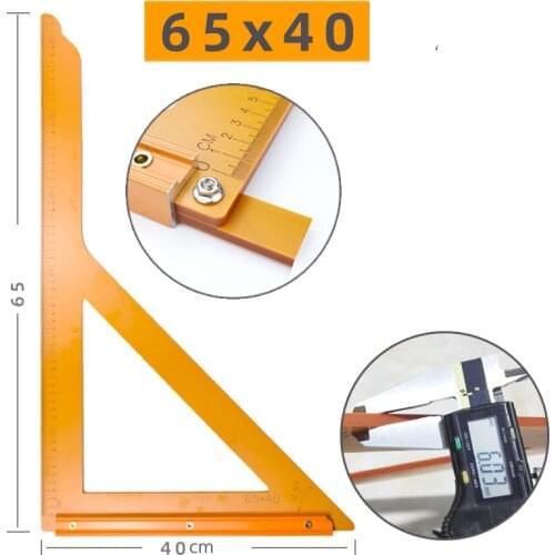 Woodworking Precision Triangle Ruler 90 Degree Square Scribing Ruler Electric Circular Saw Cutting Machine Angle Cutting Tool