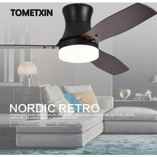 Wood Ceiling lamp Fans With Light wooden Electric fan 220 v lamps Lights Remote Control salon for home decorative Ventilation