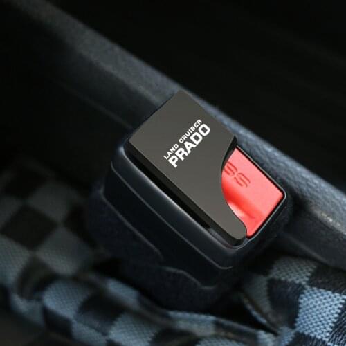 For Toyota prado land cruiser Accessories Car Styling Hidden Car Safty Seat Belt buckle clip 1pcs