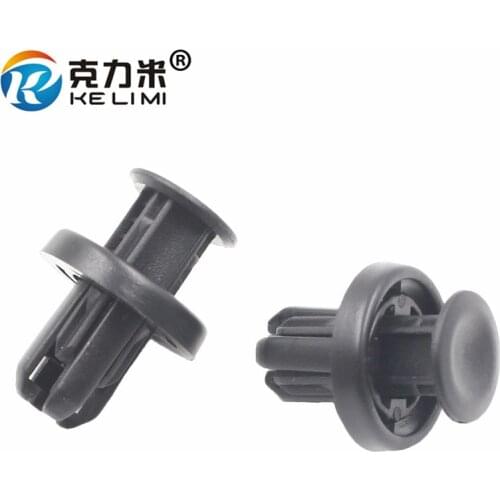 KE LI MI 10mm Front & Rear Bumper hood Fender Splash Guard Retaining clips for honda Push-Type Fastener Rivet