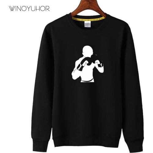 Kick Boxing Sports Fighter Kids Funny Sweatshirts Autumn Children Cotton Baby Clothes Boys/Girls Casual Cool Tops Hoodies