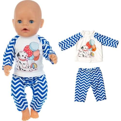 Animal Suit Doll Clothes Fit 17 inch 43cm Doll Clothes Born Baby Suit For Baby Birthday Festival Gift