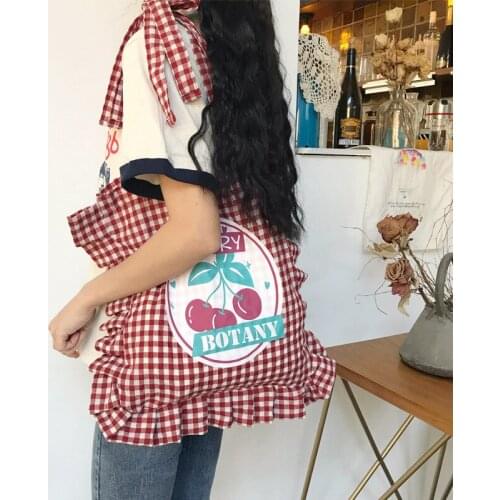 New Original Vintage Women Shoulder Bags Fashion Ladies Shopping Bag Retro Plaid Handbags Female Tote Casual Girl Handbag