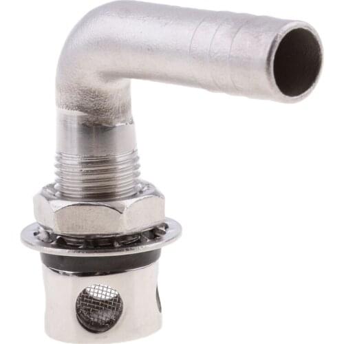 New Stainless Steel Boat Marine 90 Degree Angle Fuel Gas Tank Vent