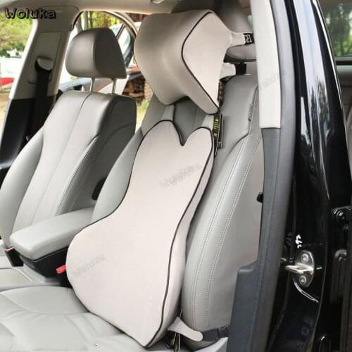 Car-seat-neck-pillow waist cushion kit memory foam neck waist support protection four seasons CD50 Q05