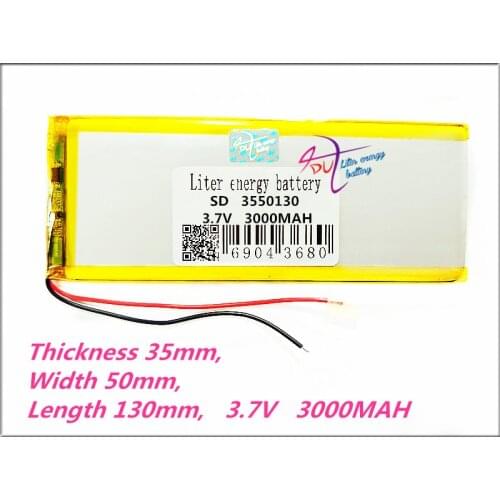 3550130 3.7V 3000MAH Polymer rechargeable batteries V702 Fashion Edition V701 V711 dual-core version SGR271