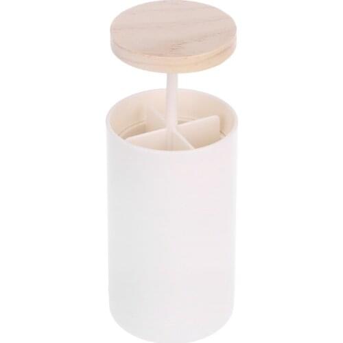Automatic Pop-up Cotton Bud Swabs Toothpick Dispenser Case Home Hotel Decoration